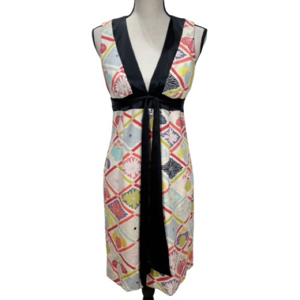 Trina Turk Los Angeles Multicolor Floral Geometric Dress – Size 6